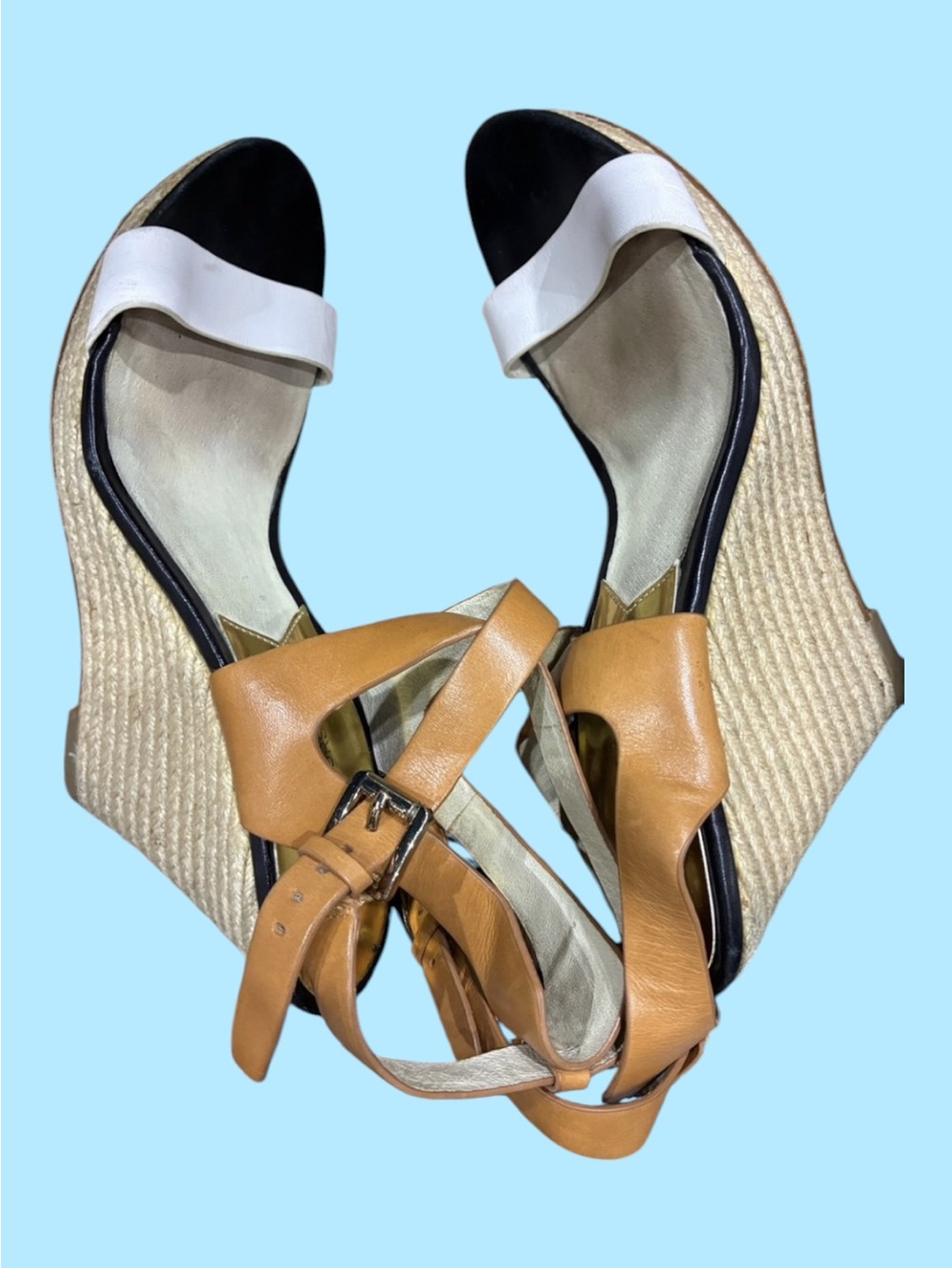 Michael Kors summer woven platform sandals. 8.5.